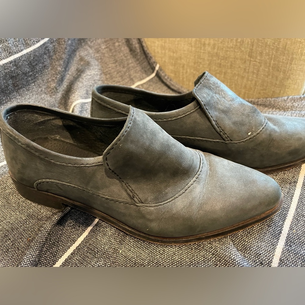 Navy booties Free People